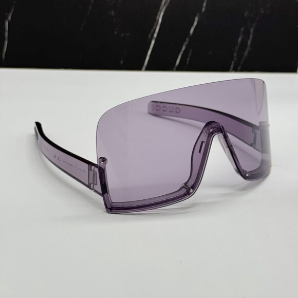 NEW GG1631S 011 GUCCI VIOLET MASK WOMEN GUCCI SUNGLASSES - Picture 7 of 13